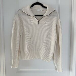 Cloth By Design Cable Knit Quarter Zip